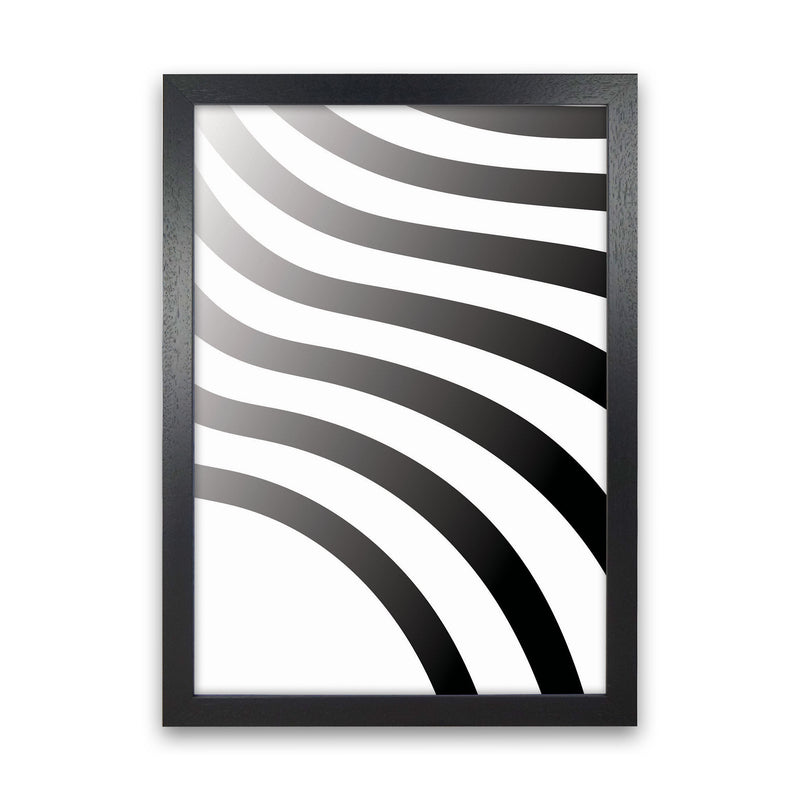 Minimal Geometric Series - 2 Art Print by Jason Stanley Black Grain