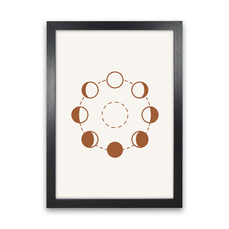 Everything Goes In Cycles Art Print by Jason Stanley Black Grain