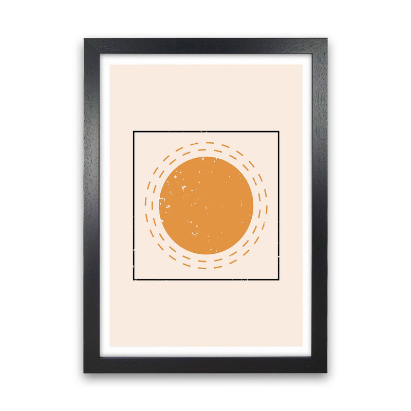 Abstract Sun For The Win Art Print by Jason Stanley Black Grain