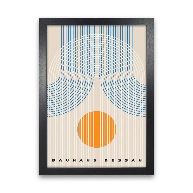 Bauhaus Design IIII Art Print by Jason Stanley Black Grain