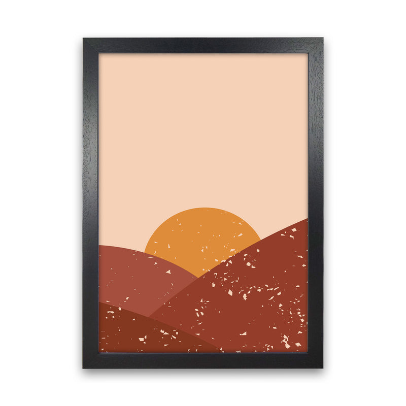 The Perfect Sunset Art Print by Jason Stanley Black Grain