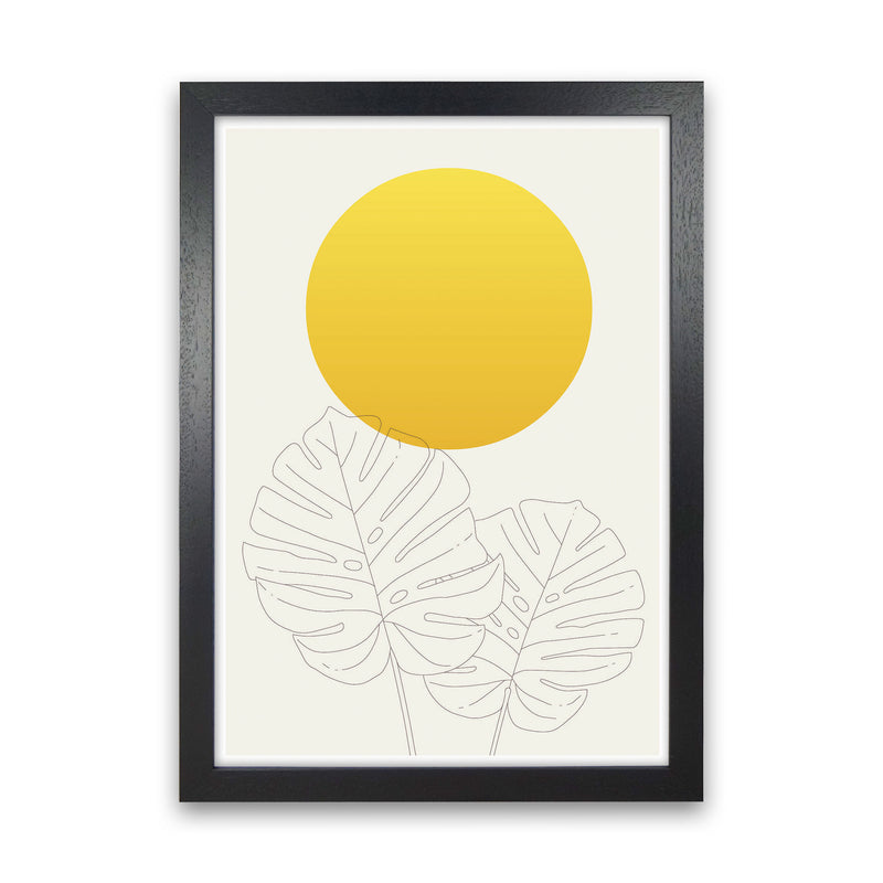 Botanical Yellow 1 Art Print by Jason Stanley Black Grain