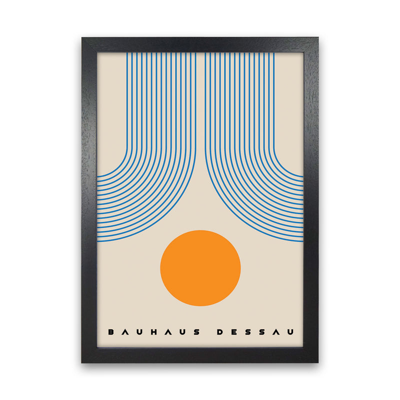 Bauhaus Design III Art Print by Jason Stanley Black Grain