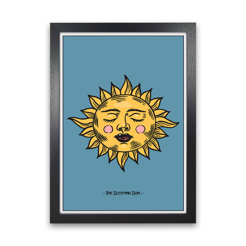 The Sleeping Sun Art Print by Jason Stanley Black Grain