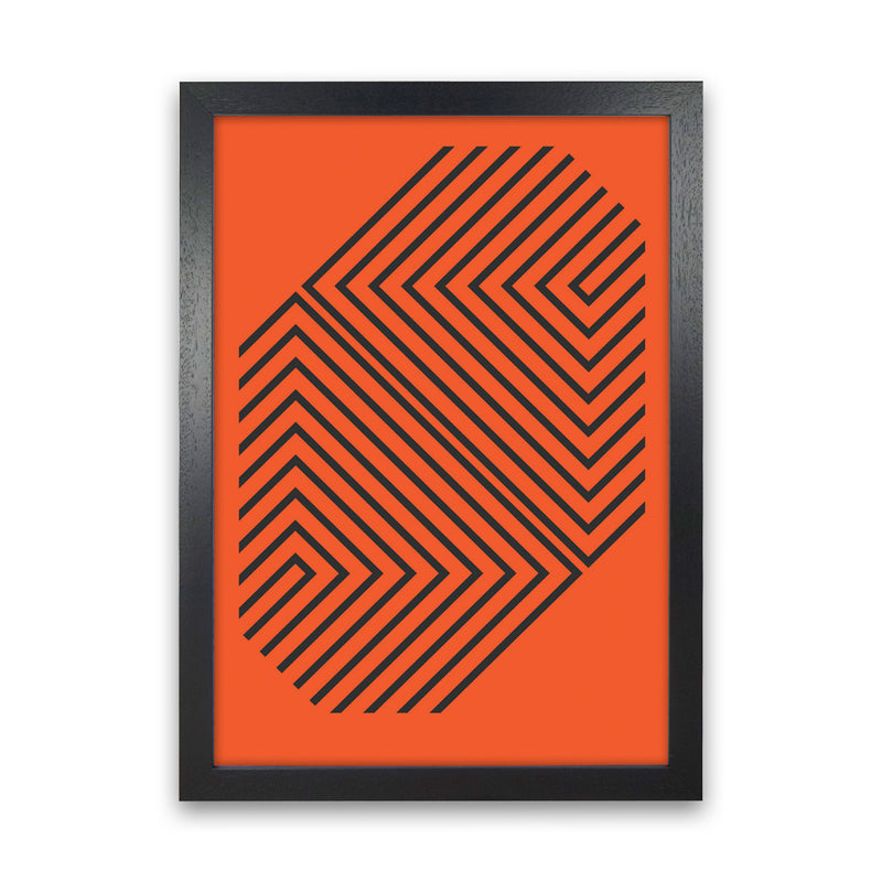 Pattern Series -2 Art Print by Jason Stanley Black Grain