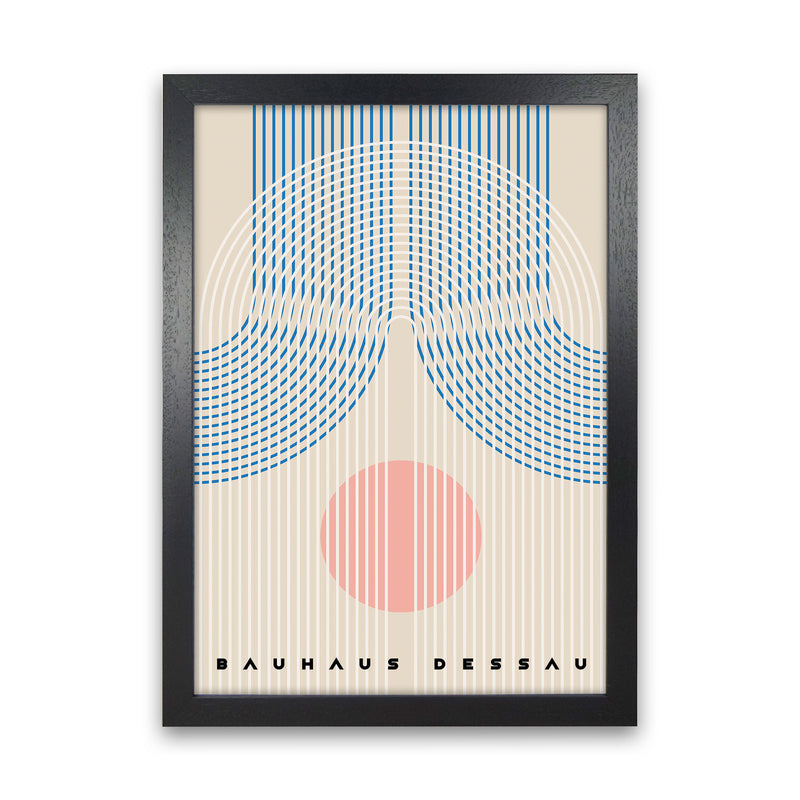Bauhaus Design II Art Print by Jason Stanley Black Grain