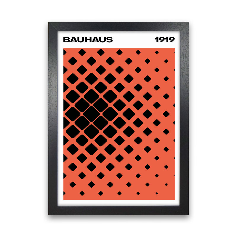 Bauhaus 1919 Red Art Print by Jason Stanley Black Grain