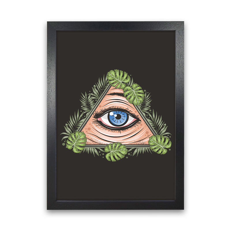 All Seeing Eye Art Print by Jason Stanley Black Grain