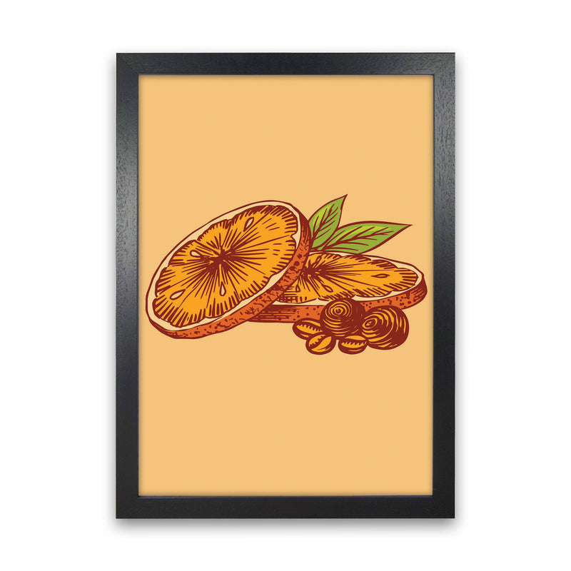 Orange Slices Art Print by Jason Stanley Black Grain