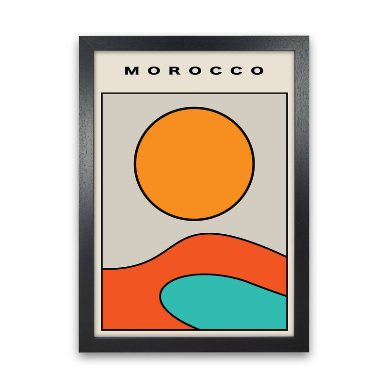 Morocco Vibes! Art Print by Jason Stanley Black Grain
