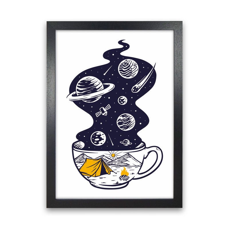 Mug Of Awesome Art Print by Jason Stanley Black Grain