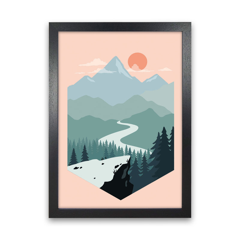 Get Out There Art Print by Jason Stanley Black Grain