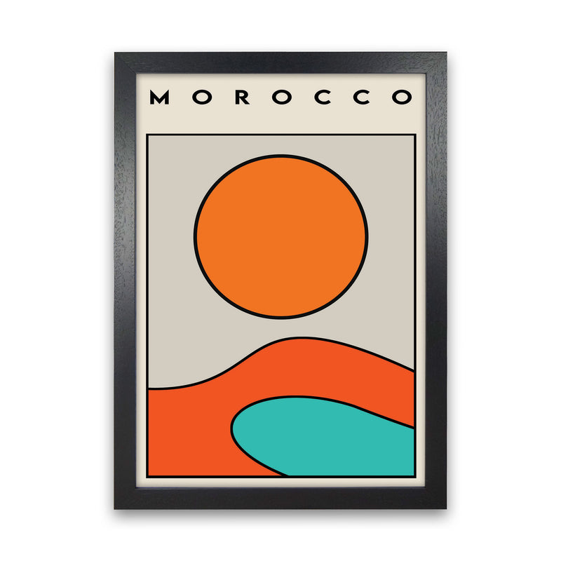 Morocco Vibe Art Print by Jason Stanley Black Grain