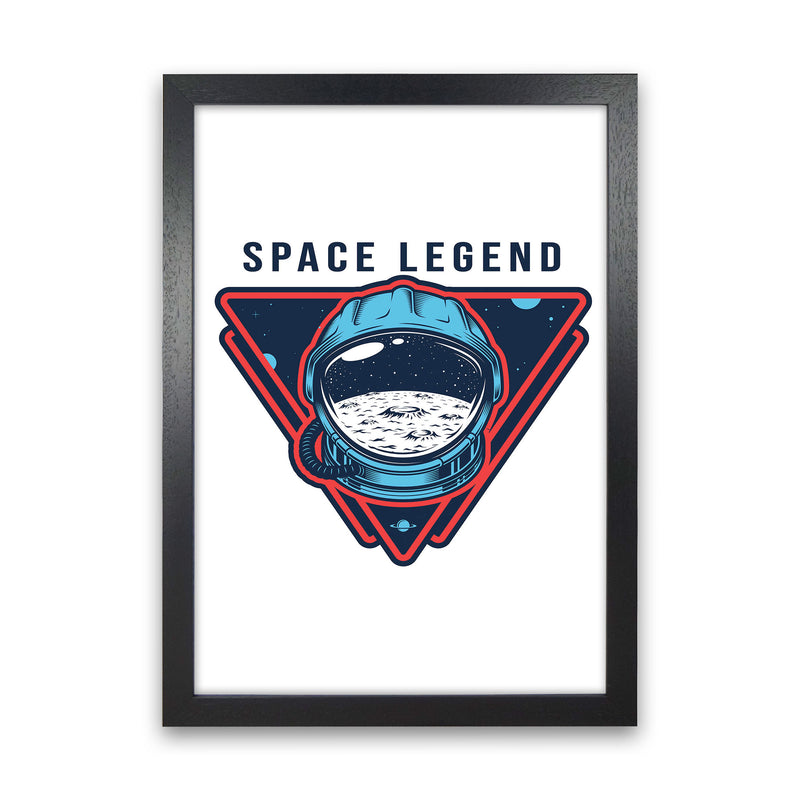 Space Legend Art Print by Jason Stanley Black Grain