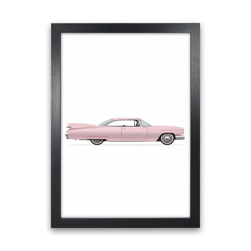 Pink Classic Art Print by Jason Stanley Black Grain