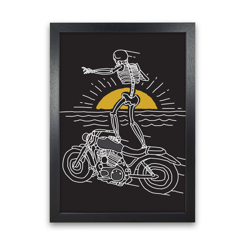 Freedom Rider Art Print by Jason Stanley Black Grain