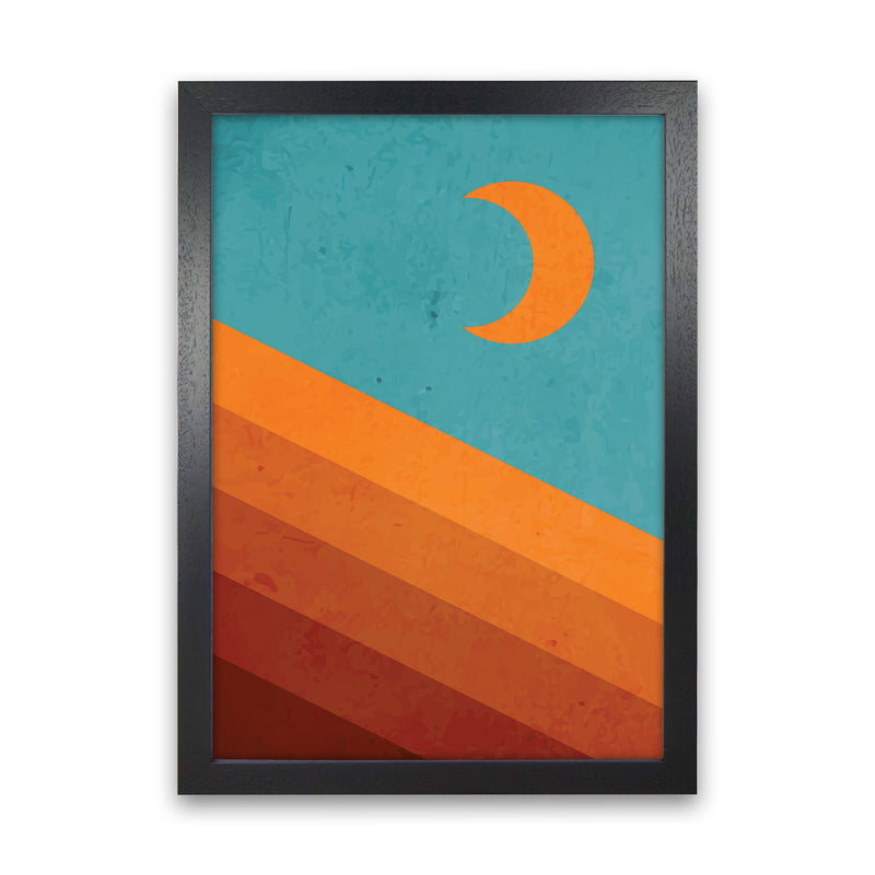 Abstract Mountain Sunrise III Art Print by Jason Stanley Black Grain