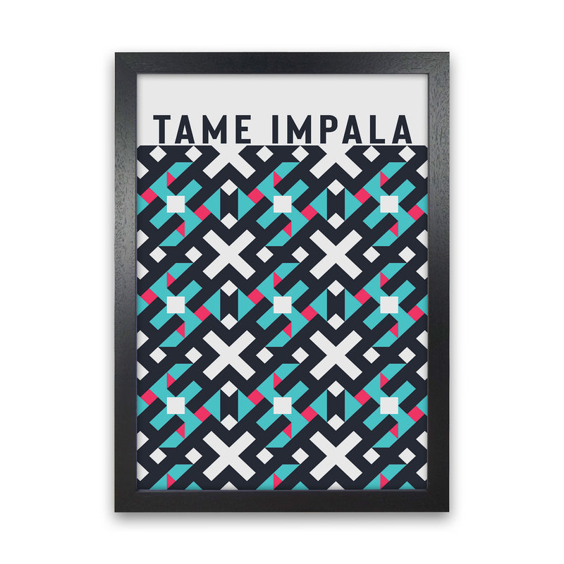 Tame Impala Art Print by Jason Stanley Black Grain