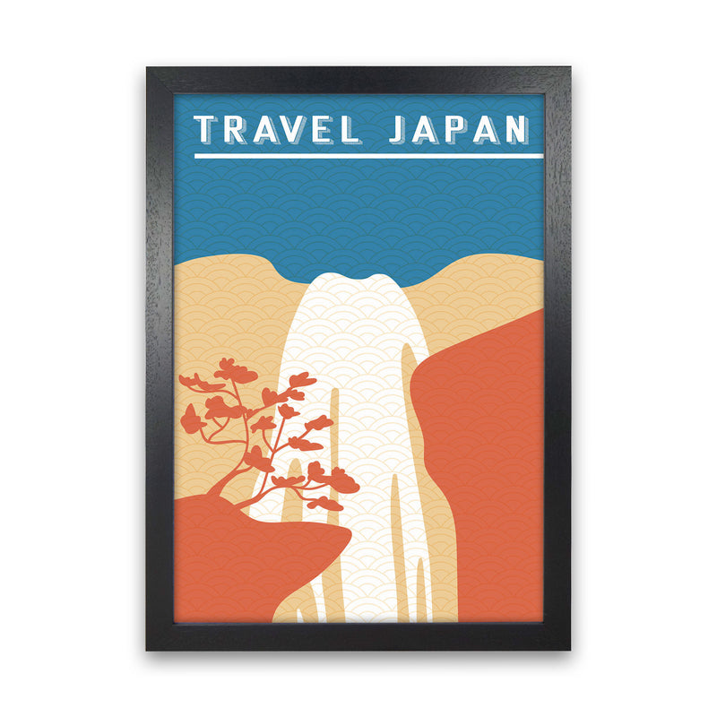 Traval Japan Minimilism I Art Print by Jason Stanley Black Grain