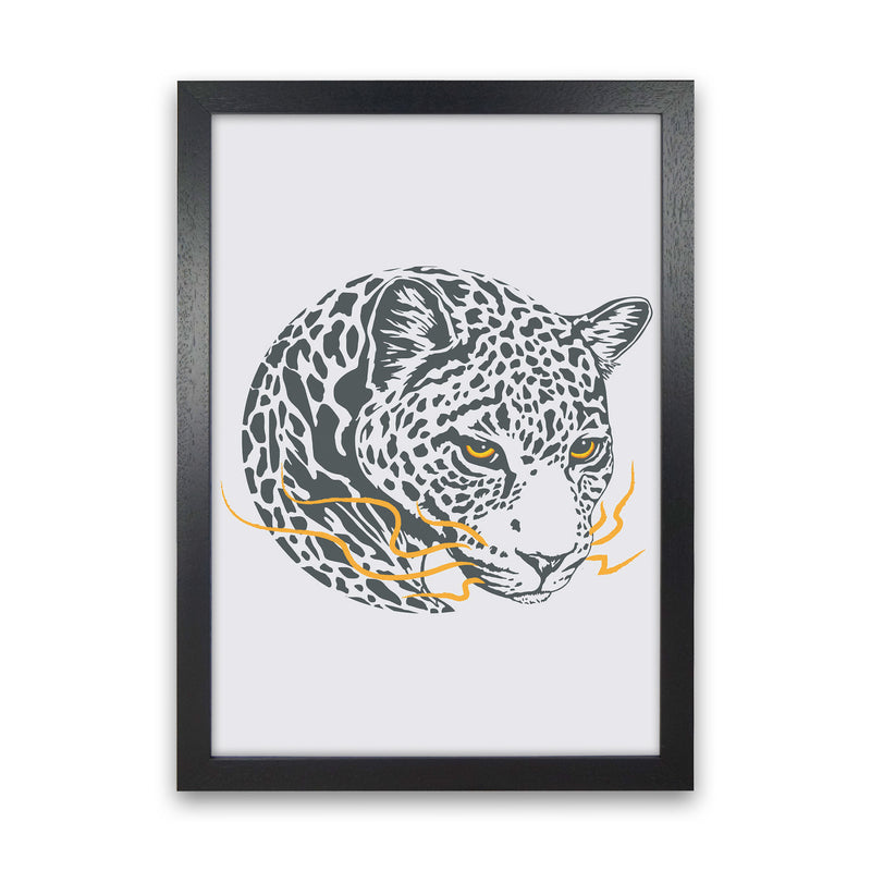 Wise Leopard Art Print by Jason Stanley Black Grain