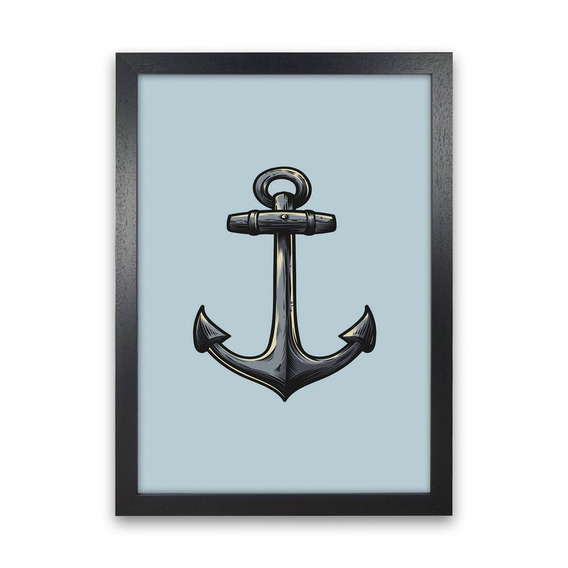 Ship's Anchor Art Print by Jason Stanley Black Grain