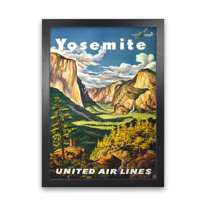 Yosemite National Park Art Print by Jason Stanley Black Grain