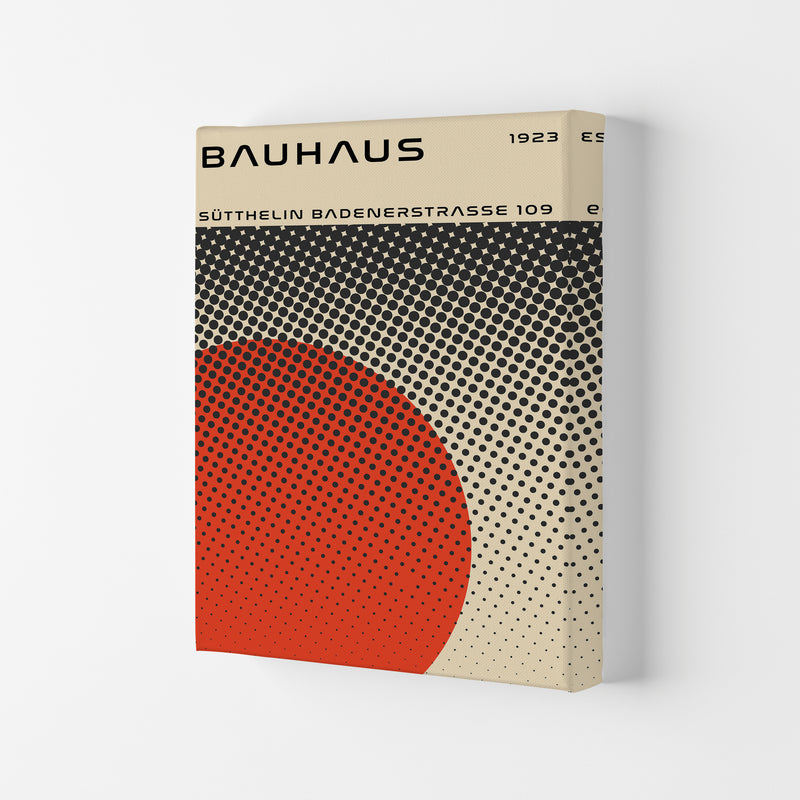 Bauhaus Geometric Red Vibe II Art Print by Jason Stanley Canvas