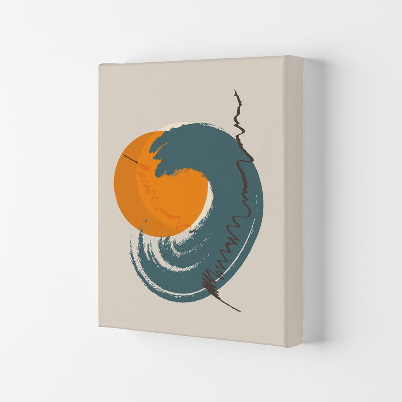 Sunshine Abstract Swirl Art Print by Jason Stanley Canvas