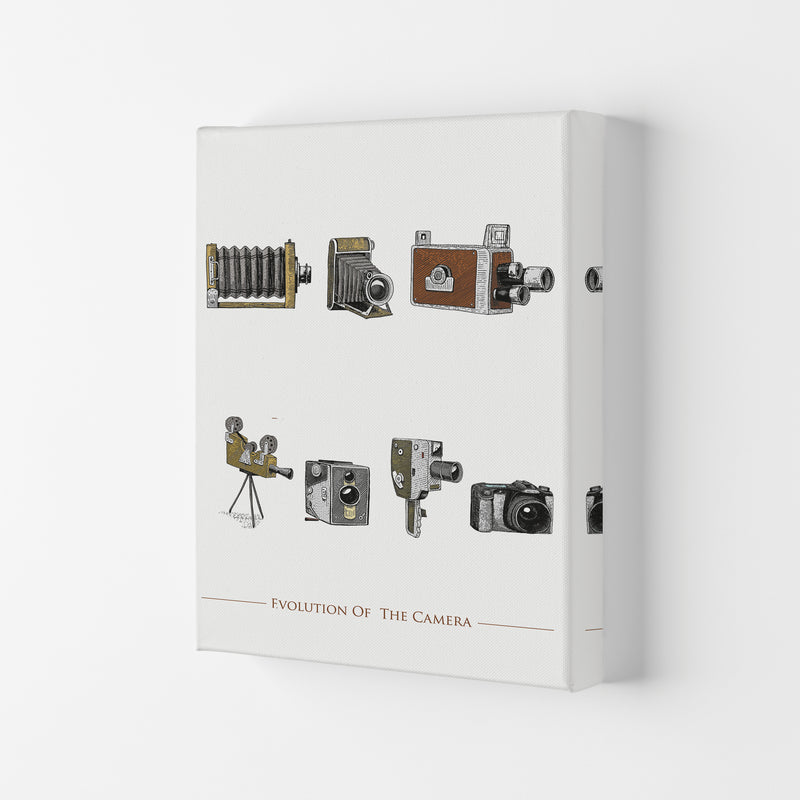 Evolution Of The Camera Art Print by Jason Stanley Canvas