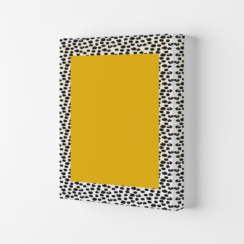 Minimal Yellow Poster Art Print by Jason Stanley Canvas