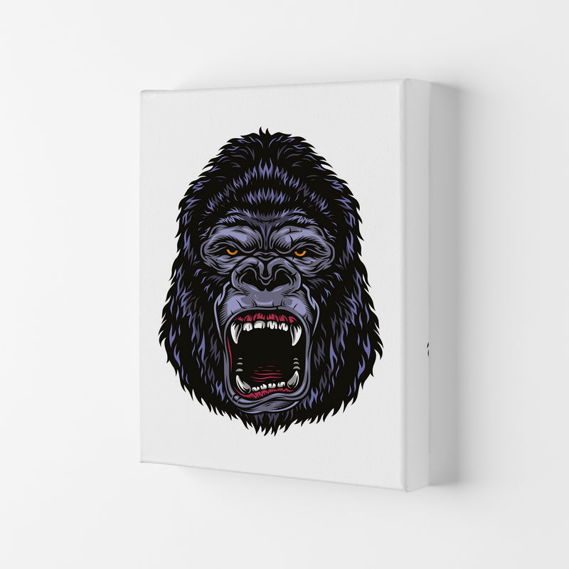 Gorilla Illustration Art Print by Jason Stanley Canvas