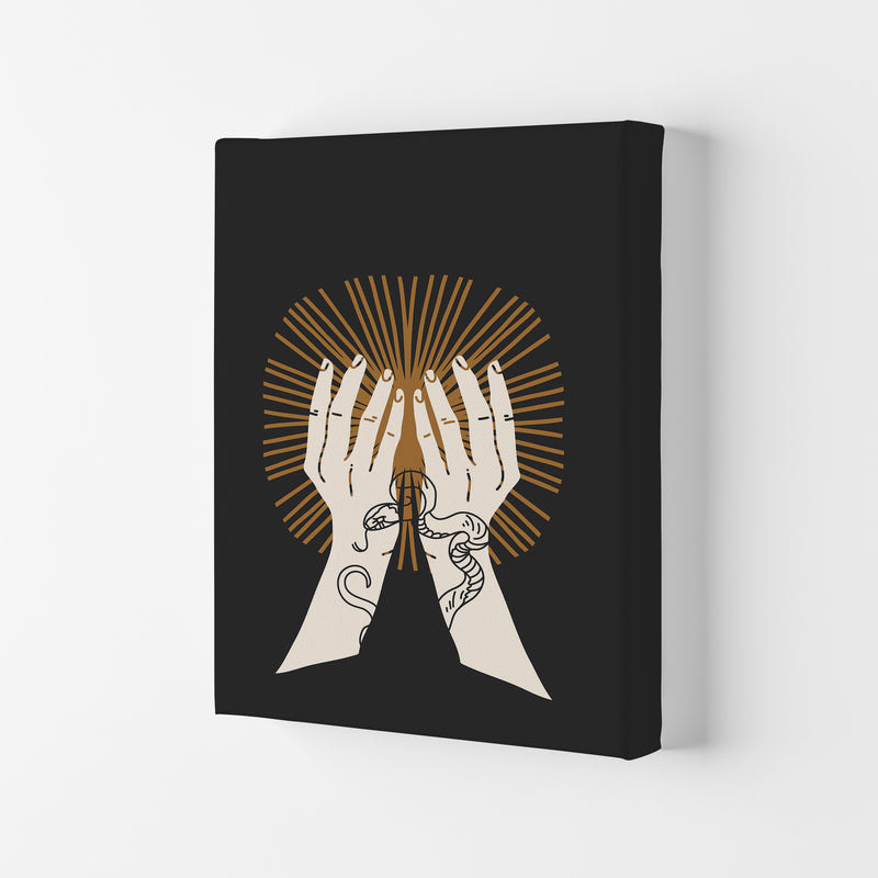 Hand Drawn Spiritual Art Print by Jason Stanley Canvas