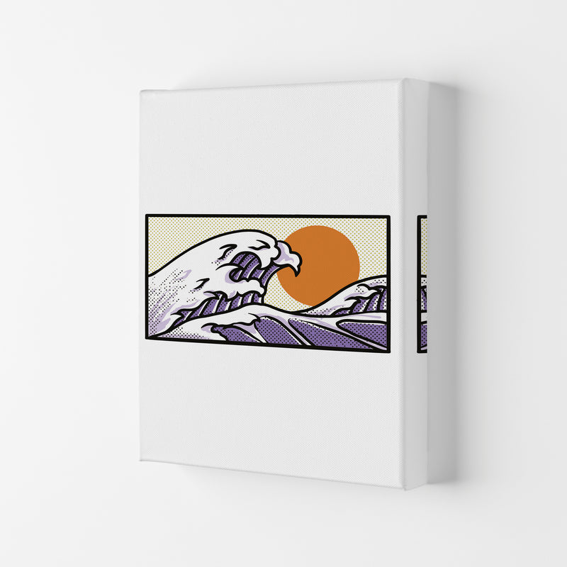 Japanese Wave Vibes Art Print by Jason Stanley Canvas