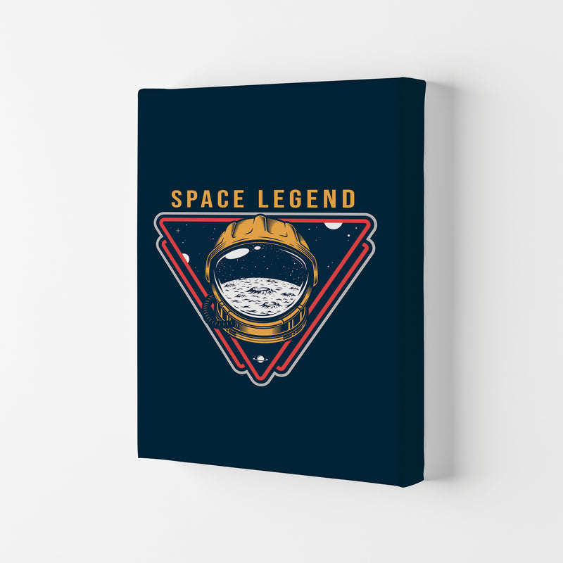 Space Legend Blue Art Print by Jason Stanley Canvas