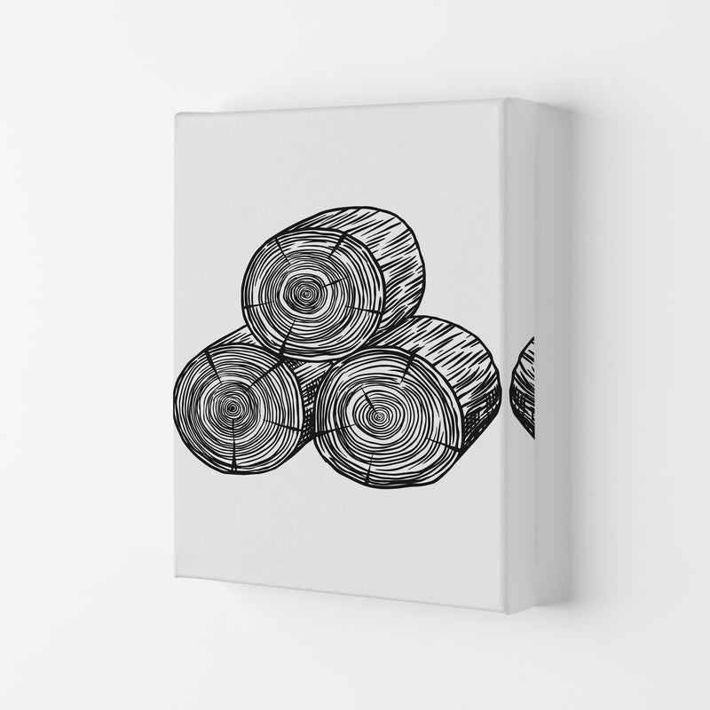 Stack O' Firewood Art Print by Jason Stanley Canvas