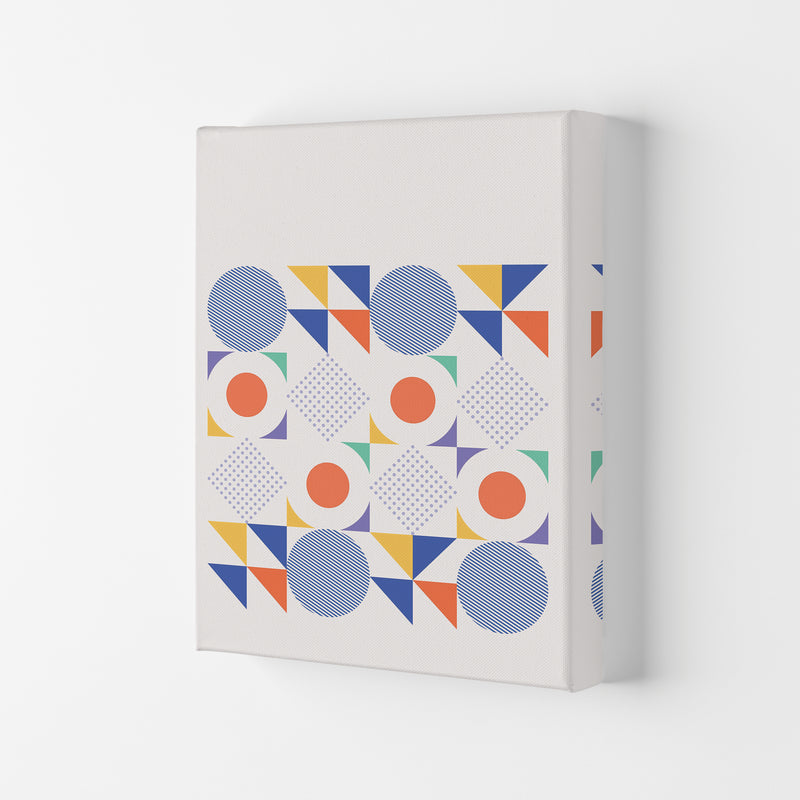 Retro Geometric 2 Art Print by Jason Stanley Canvas