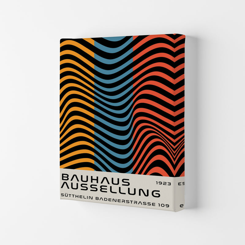 Bauhaus Tri-Color Art Print by Jason Stanley Canvas