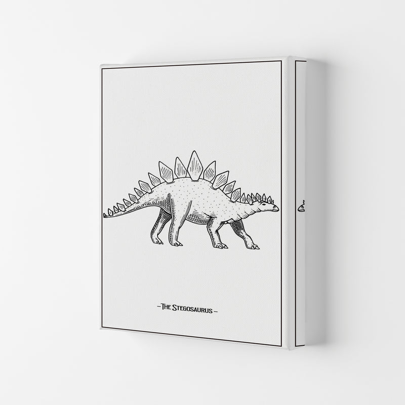 The Stegosaurus Art Print by Jason Stanley Canvas