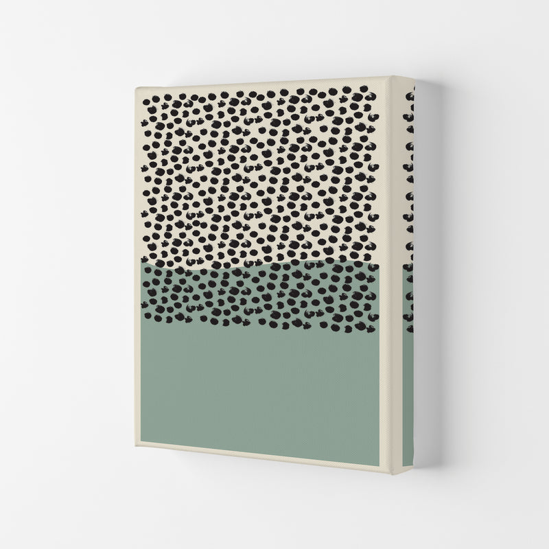 Green Midcentury Art Print by Jason Stanley Canvas