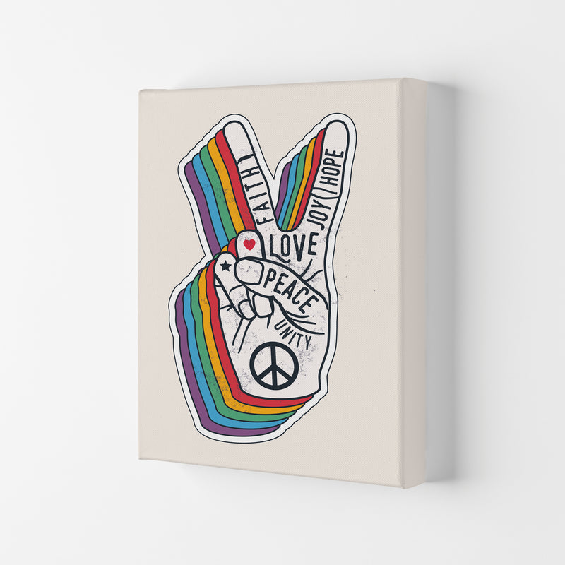 Peace And Love!! Art Print by Jason Stanley Canvas