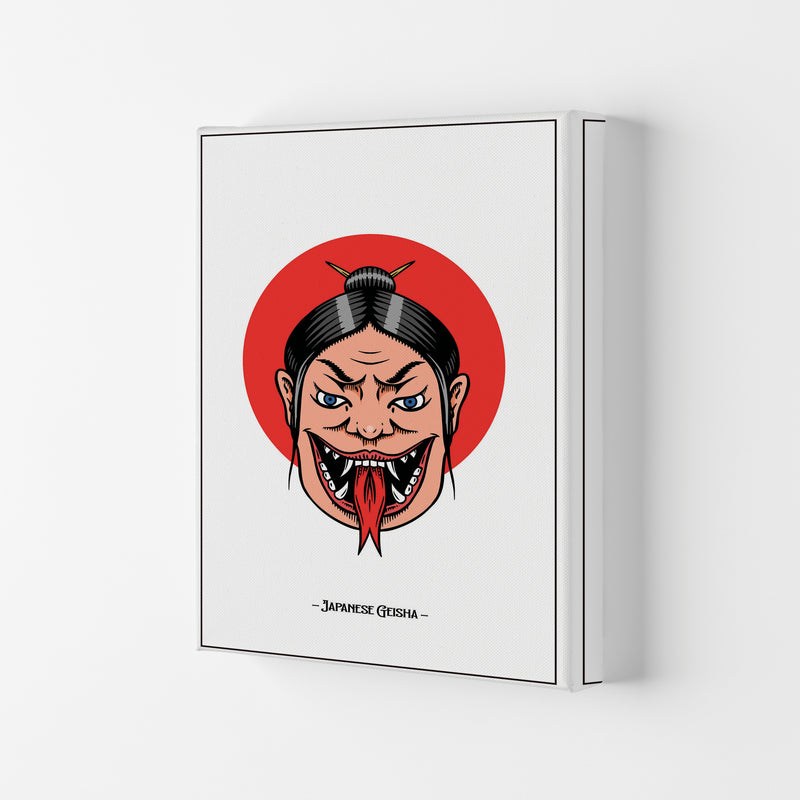 Japanese Geisha Art Print by Jason Stanley Canvas