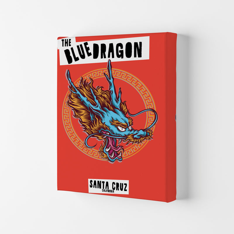 The Blue Dragon Art Print by Jason Stanley Canvas