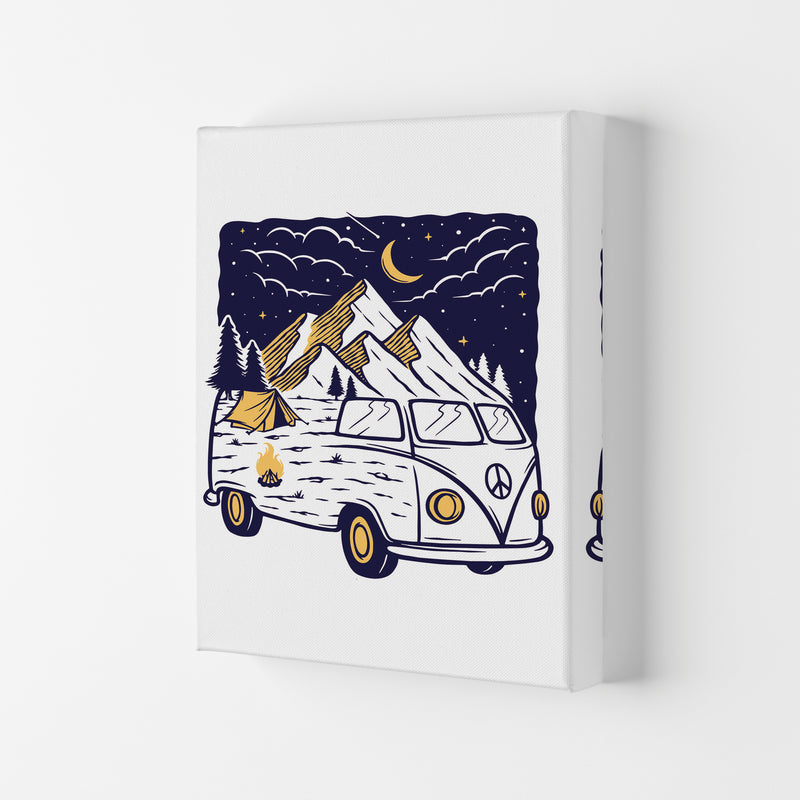 Camping Is Fun Art Print by Jason Stanley Canvas
