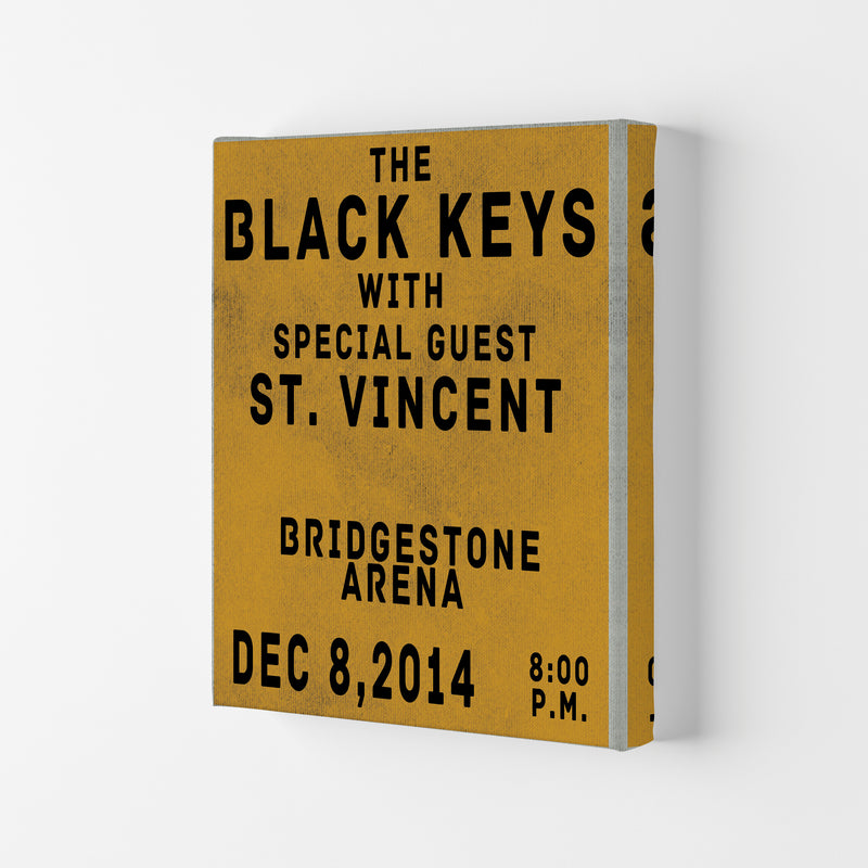 The Black Keys Art Print by Jason Stanley Canvas