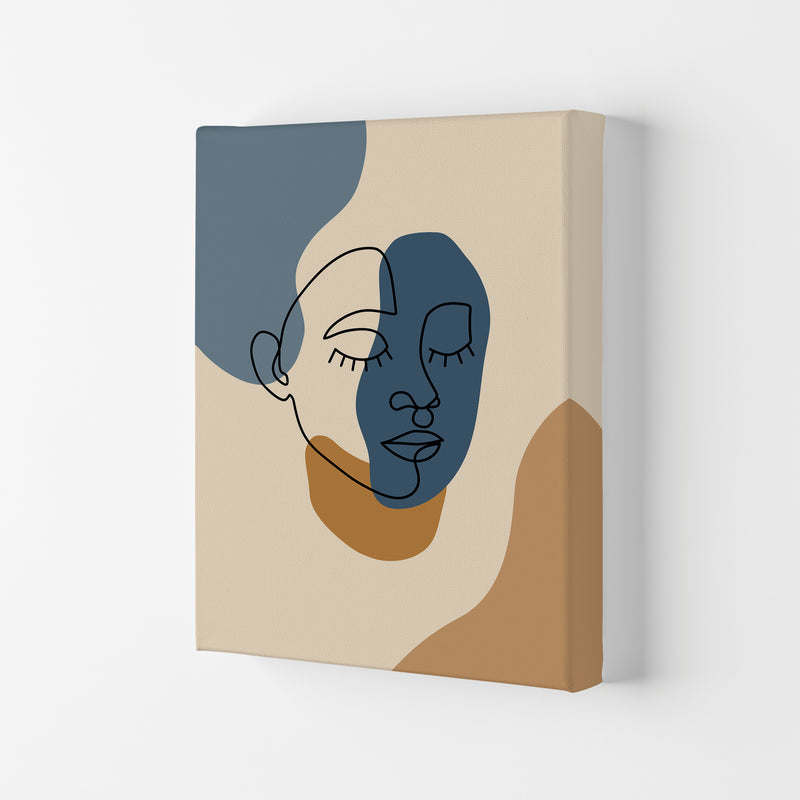 Abstract Face Art Print by Jason Stanley Canvas