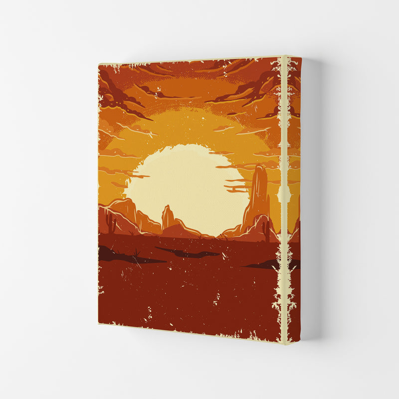 Desert Sunset Art Print by Jason Stanley Canvas