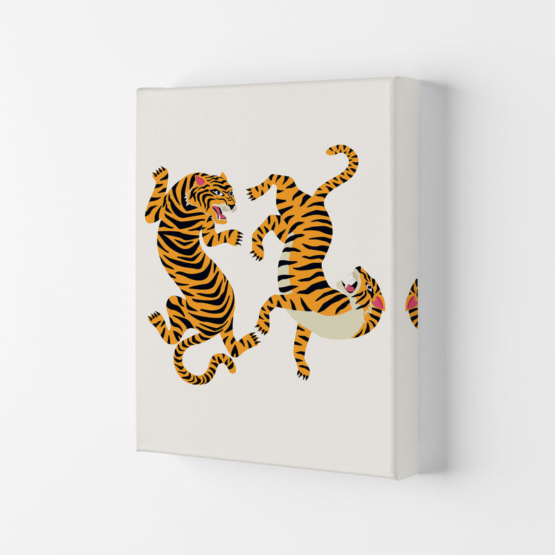 Two Tigers Art Print by Jason Stanley Canvas