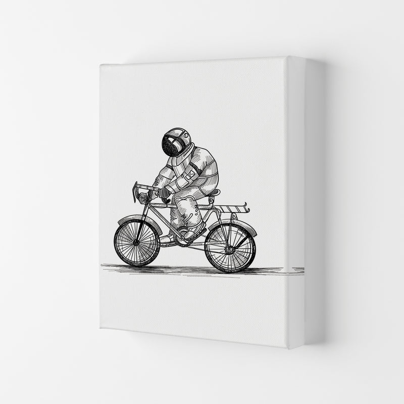 Astrobiker Art Print by Jason Stanley Canvas