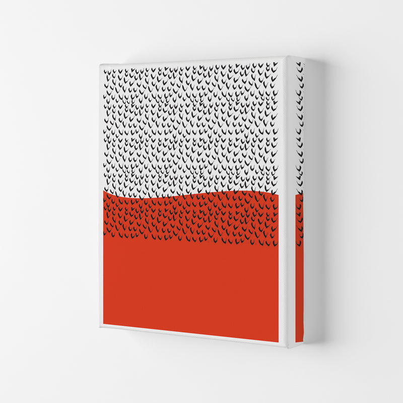 Red Vibe Art Print by Jason Stanley Canvas