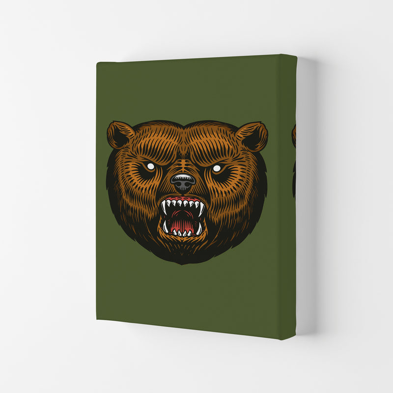 Ol Grizzly Art Print by Jason Stanley Canvas
